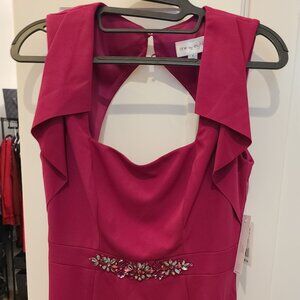 One by Eight Women's Dress Size 4, Magenta, Bling, Valentines